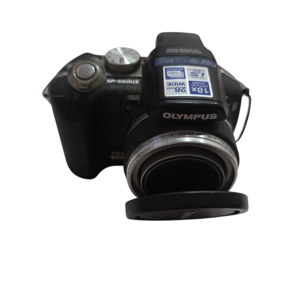 Olympus SP-550UZ 7.1MP Digital Camera 18x Zoom Image Stabilization Black